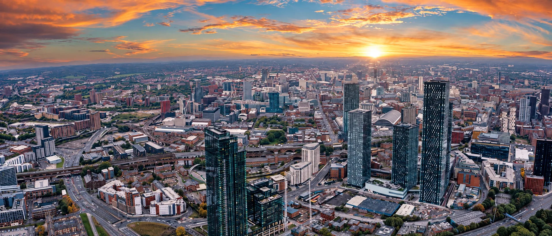 Manchester skyline